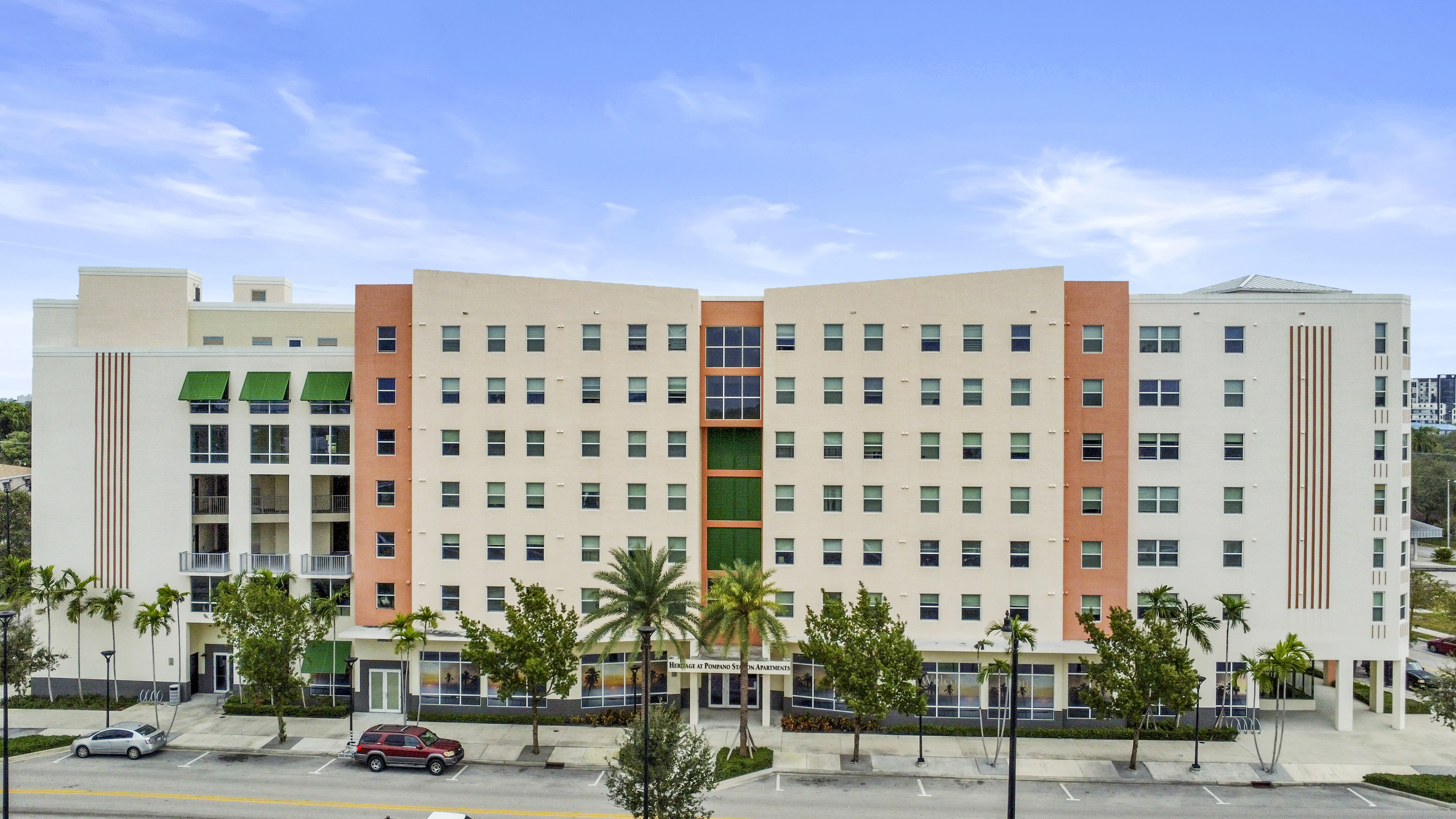 Heritage Pompano Station apartments — exterior