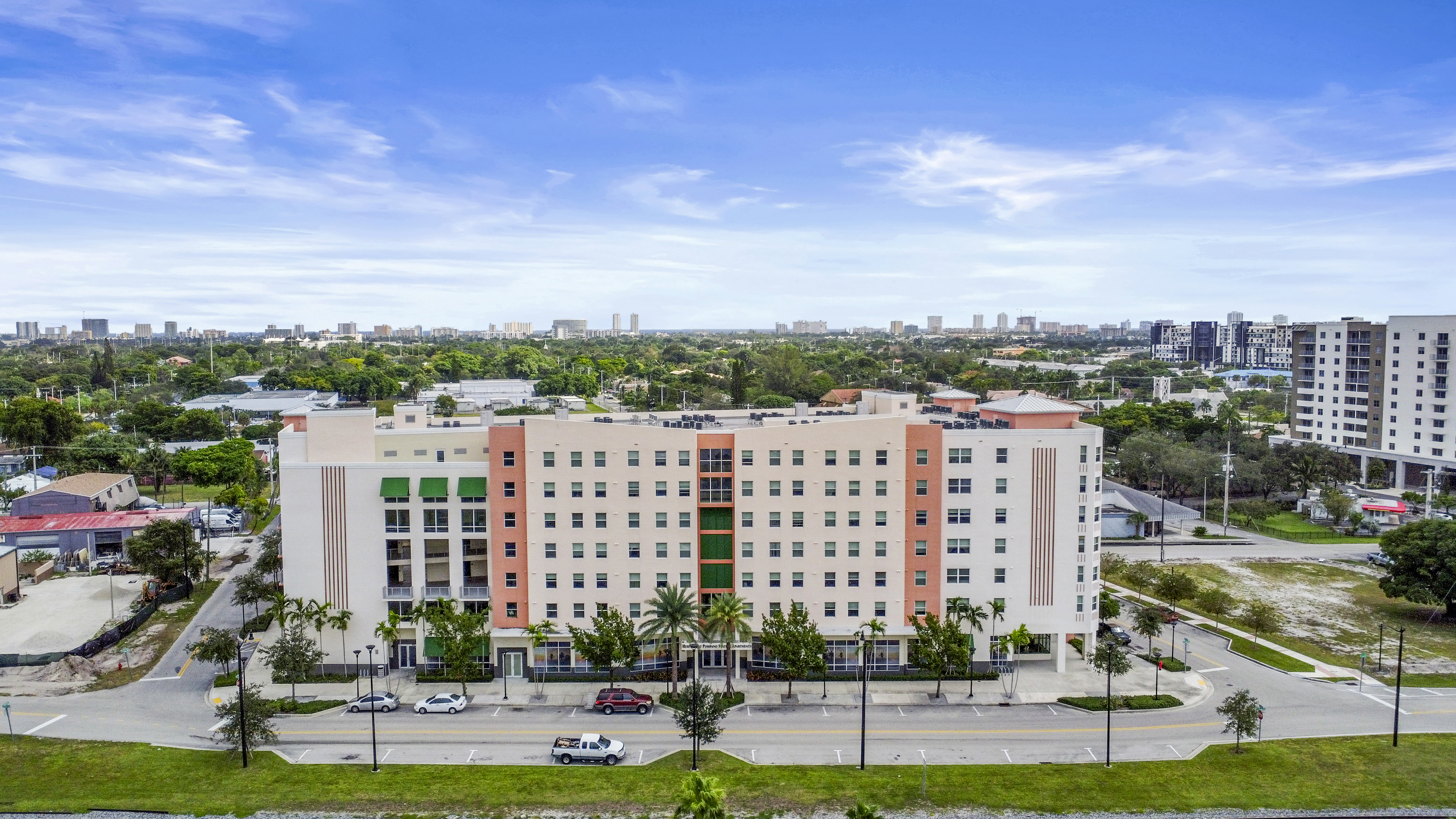 Heritage at Pompano Station — aerial — Pompano Beach, FL