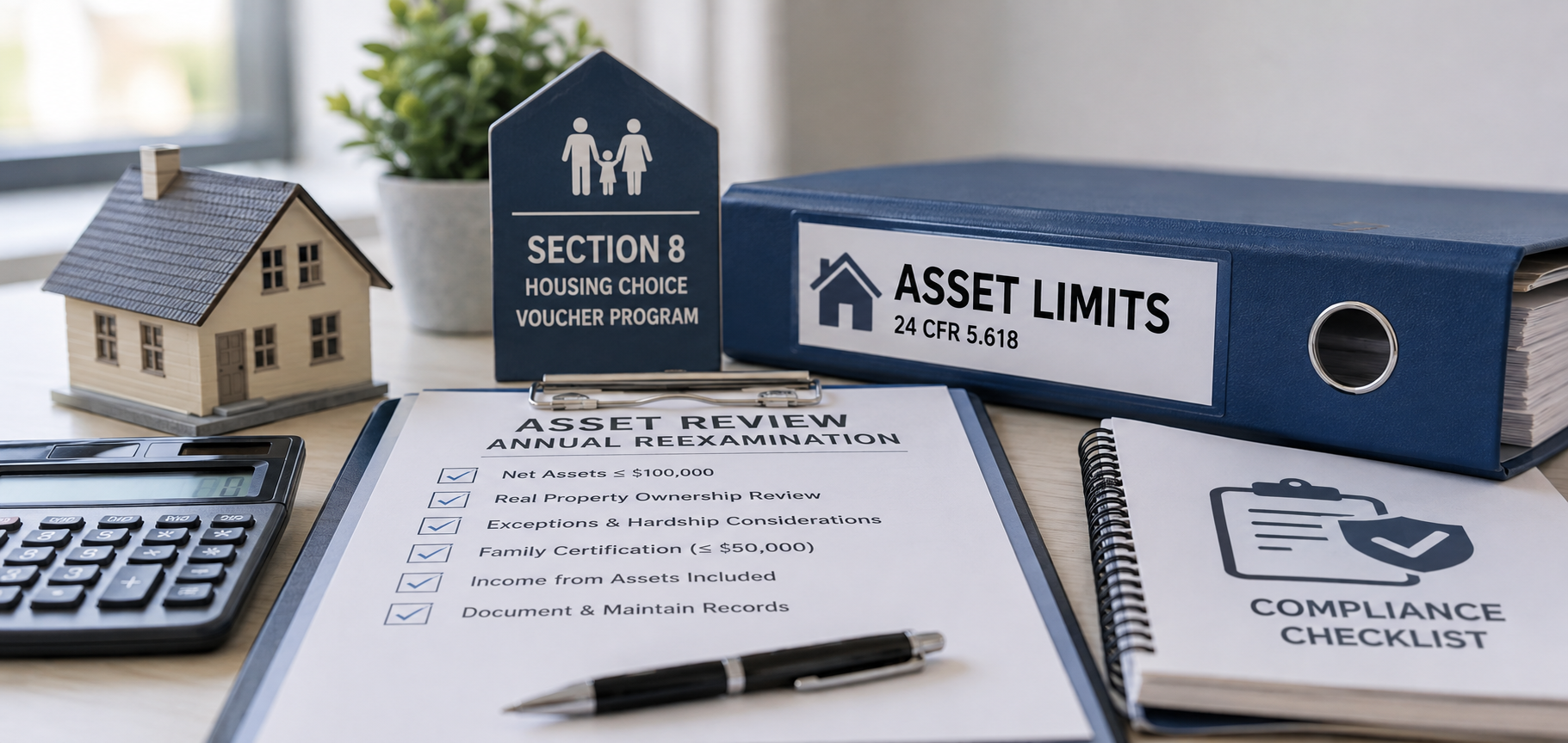 Section 8 Asset Limits at Reexamination