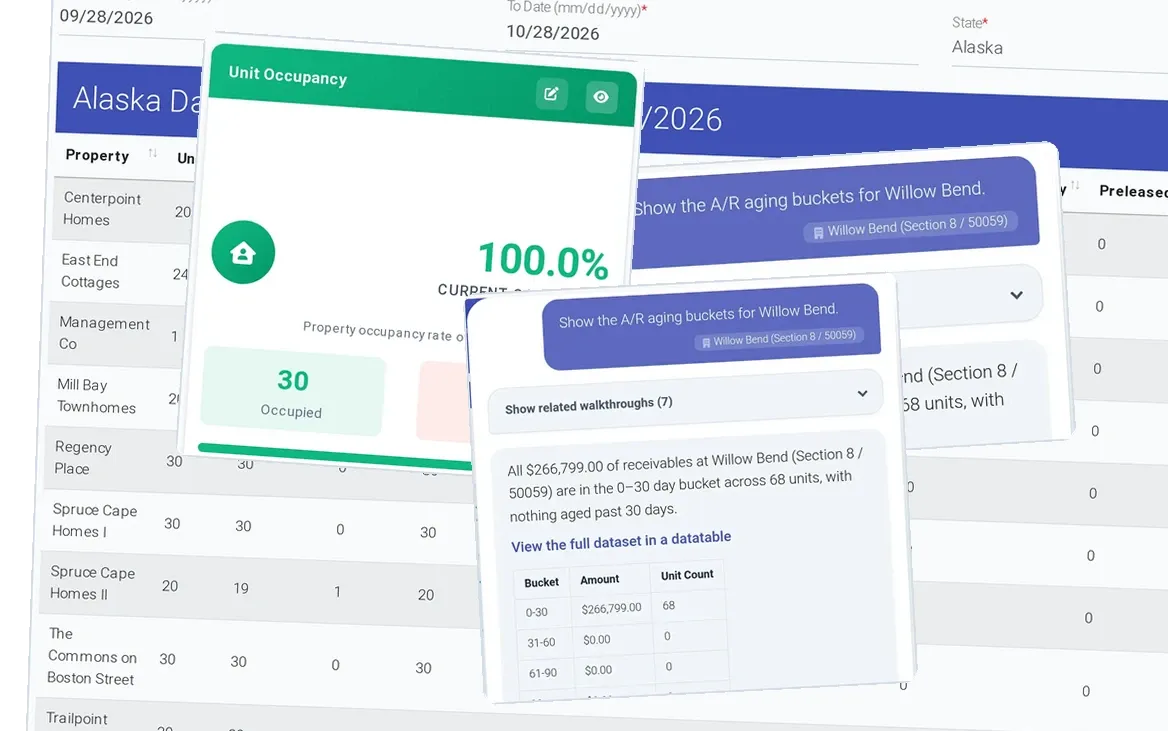 Most systems tell you what happened. EEva helps surface what needs attention next: Ask (plain-English questions), Open (answer opens to records), See it earlier (predictive signals