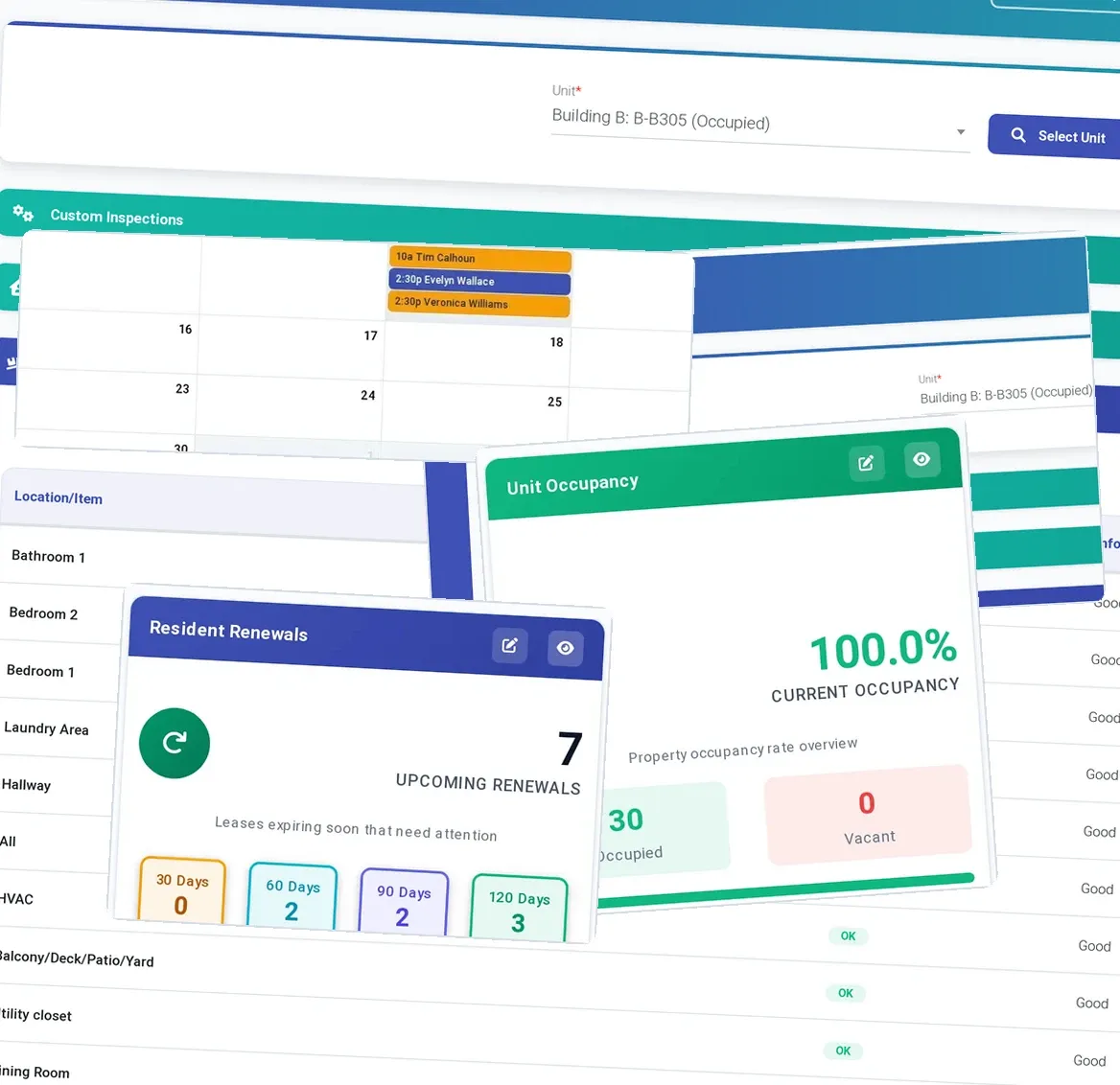 ExactEstate product screens for this page